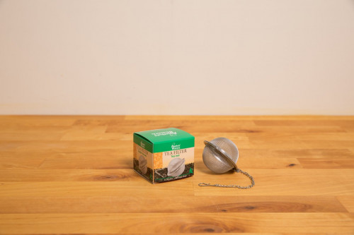 Old style stainless steel Tea Ball from the Steenbergs UK online Tea Shop, specialising in loose leaf tea and accessories.