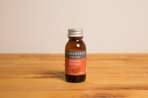Steenbergs Organic Orange Extract from the Steenbergs UK online shop for organic baking ingredients and baking flavours.