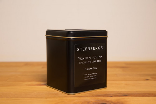 Steenbergs Organic Yunnan Loose Leaf Tea 125g Tin  from the Steenbergs UK online shop for organic loose leaf teas and tea tins.
