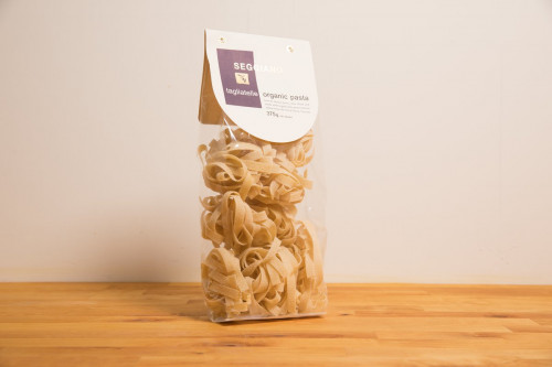 Seggiano Organic Tagliatelle Pasta Italian from the Steenbergs UK online shop for Italian organic pasta, rice, honeys and olive oils.