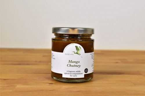 Ouse Valley Maharani's Mango Chutney from the Steenbergs UK online shop for plant based groceries.
