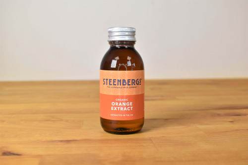 Steenbergs Organic Orange Extract, alcohol free, from the Steenbergs UK online shop for organic baking extracts, flavourings and ingredients.