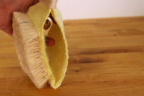 Eco Bath Sisal Mitt or Sisal Massage Pad available from the Steenbergs UK online vegan shop.