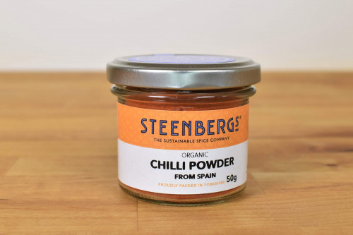 Buy Steenbergs Organic Chilli Powder available from the Steenbergs UK online shop for organic spices.