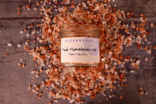 Buy Steenbergs Pink Himalayan Salt from Steenbergs UK specialists in salts, peppers, spices and seasonings.