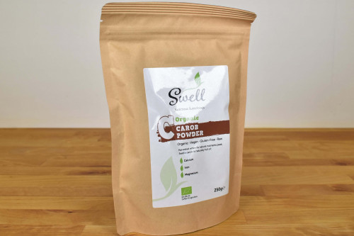 Buy Swell Organic Carob Powder 250g from the Steenbergs UK online shop for nutritional superfoods.