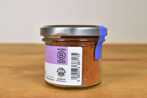 Buy Steenbergs Organic Harissa with Rose from The Sustainable Spice Company, Steenbergs, based in North Yorkshire, UK.