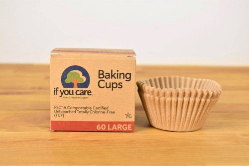 Buy If You Care Unbleached Baking Cups - Box of 60 from the Steenbergs UK online shop for ethical baking.