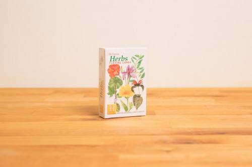 The Famous Herbs Playing Cards from the Steenbergs UK online shop for nature illustrated playing cards.