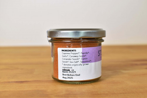 Steenbergs Organic Harissa Spice Blend created in North Yorkshire, UK.