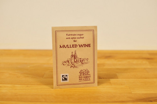 Old Hamlet Fairtrade Mulled Wine Spice Mix - Single Serve Envelope from the Steenbergs and Old Hamlet UK online shop for mulling spices.