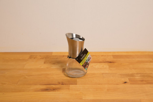 T G Woodware Stainless Steel Crushgrind Spice Mill from the Steenbergs UK online spice shop.