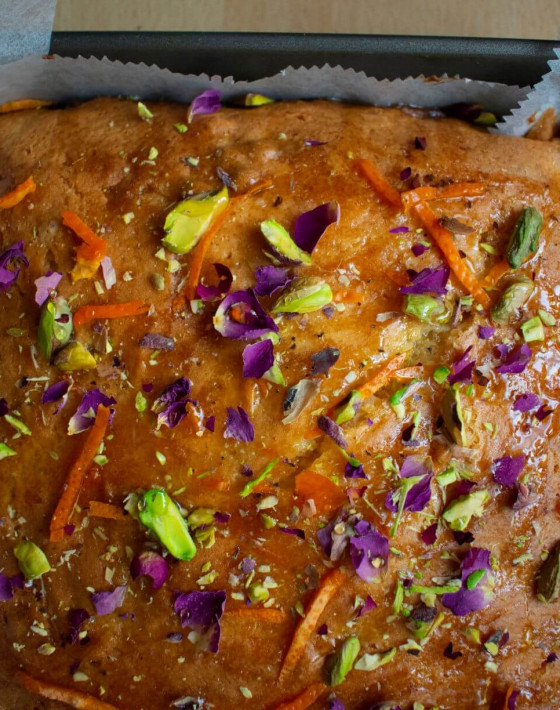 Orange Blossom Water Madeira Cake Recipe