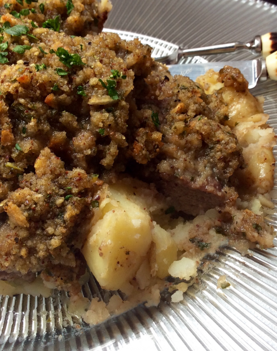 Cardamom, honey and sumac crusted lamb steaks Recipe