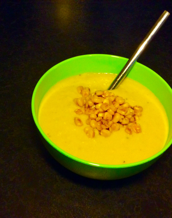 Sweetcorn and Ginger chowder (Soup) Recipe