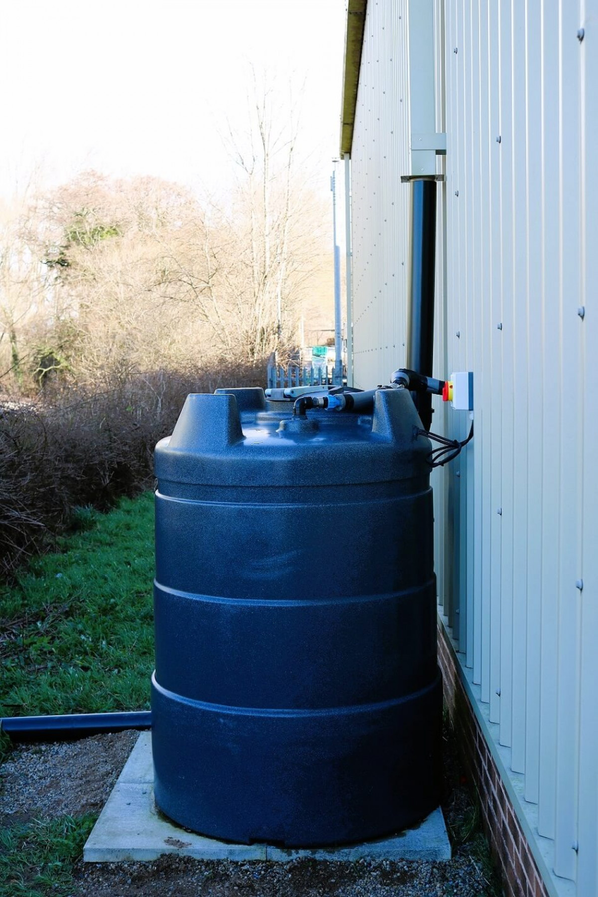 Rainwater Harvesting Tank At Steenbergs Spices Factory