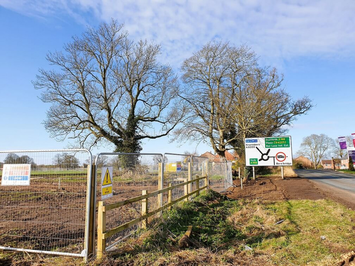 Start of New Housing Development to South of Marton Lane Start of New Housing Development to South of Marton Lane