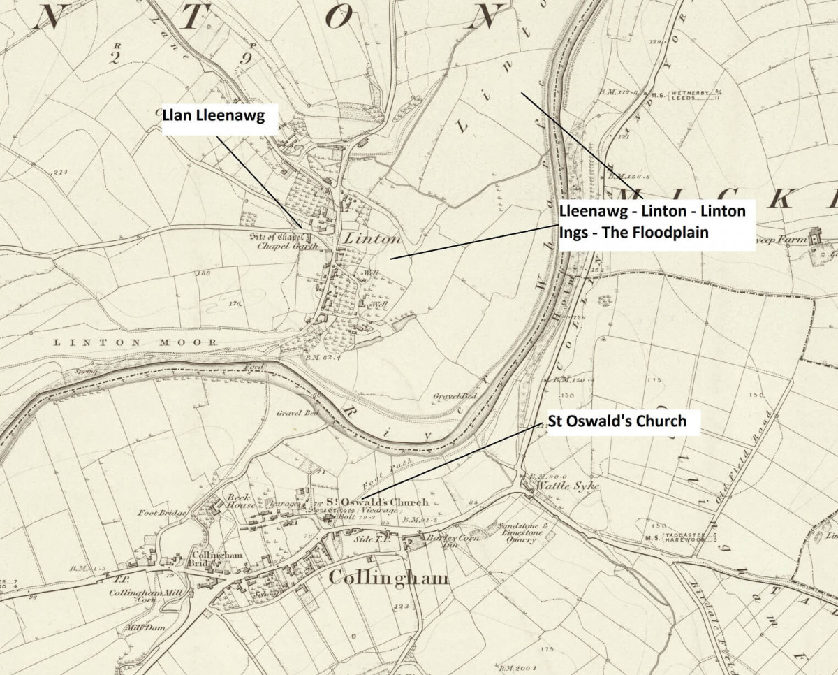 1840s Map Annotated To Show Lleenawg