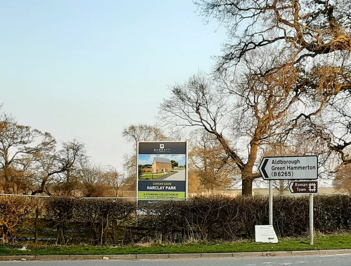 Barratt's Harclay Development That Breaks Old Edge Of Boroughbridge Barratt's Harclay Development That Breaks Old Edge Of Boroughbridge