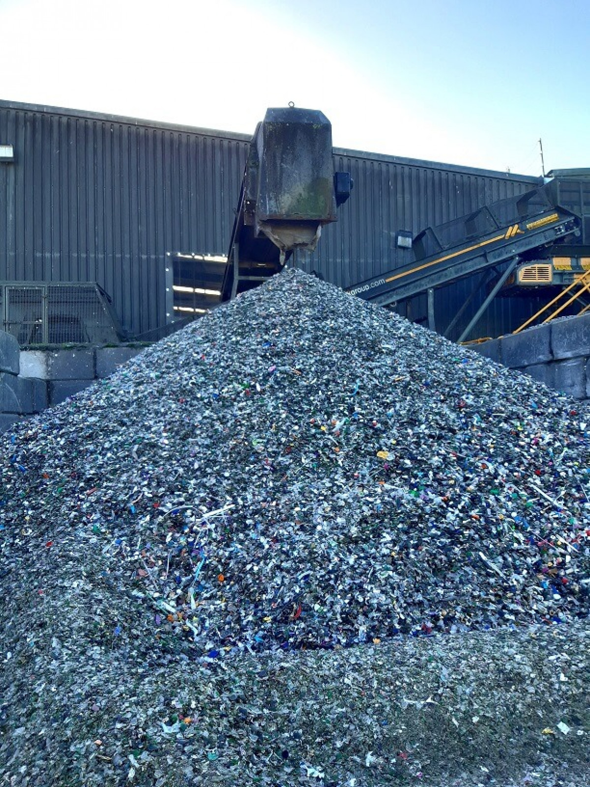 Mixed Glass Pieces Straight From The Trommel Mixed Glass Pieces Straight From The Trommel