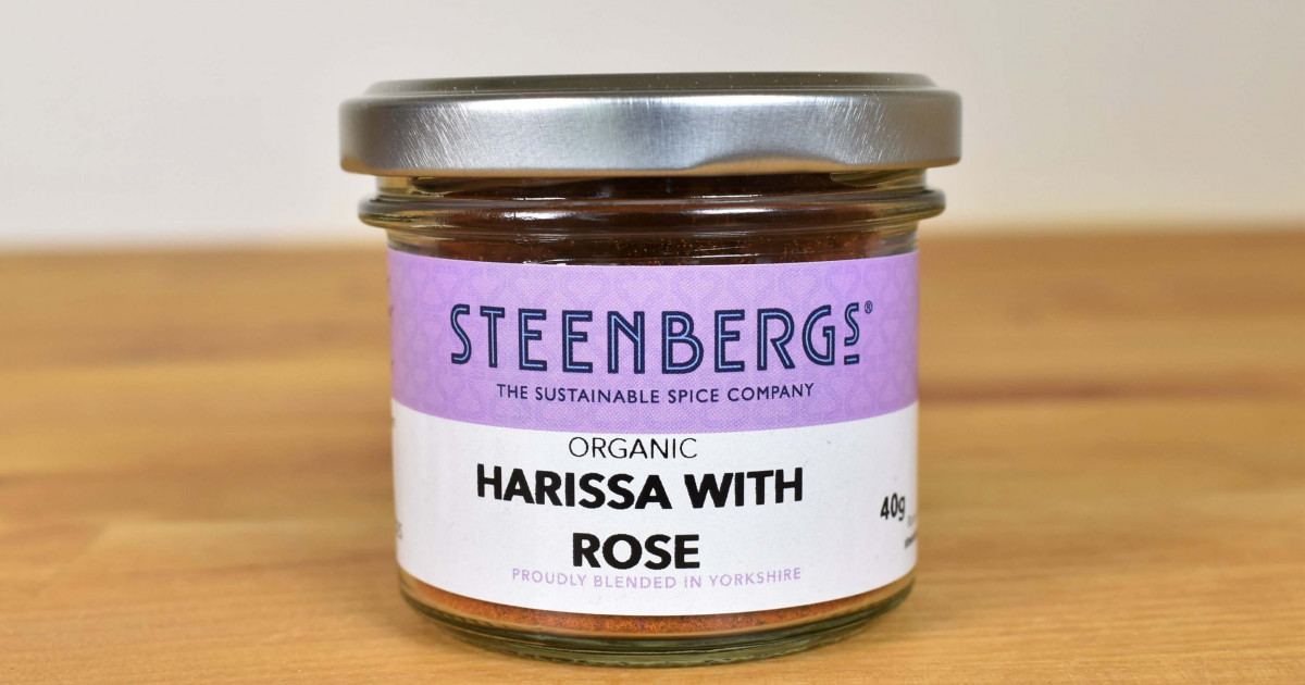 Organic Harissa With Rose Spice Blend 40g Steenbergs