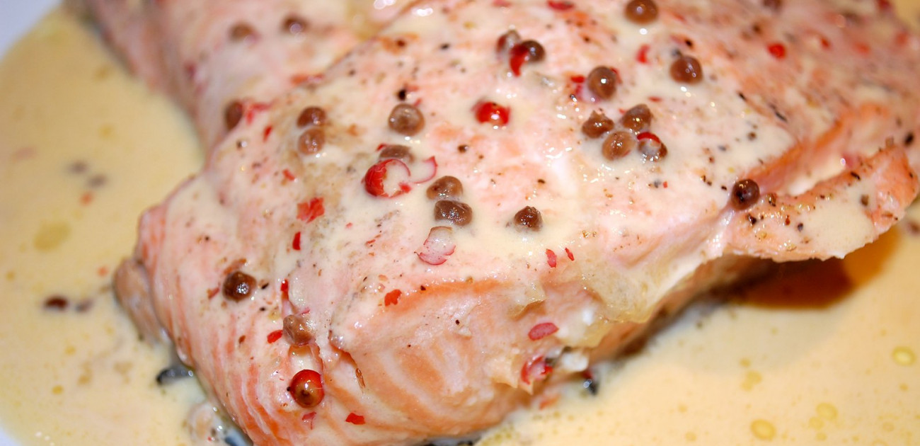Recipe For Wild Salmon With Pink Peppercorn Sauce