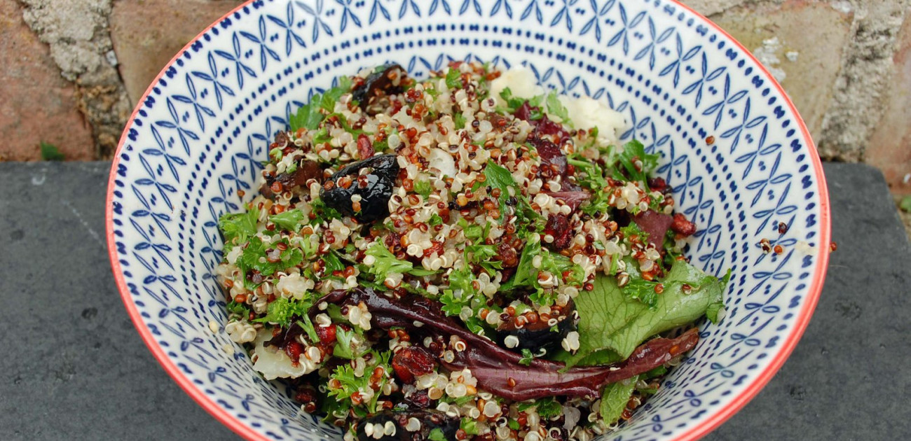 Quick Quinoa And Halloumi Salad - Great Picnic Food