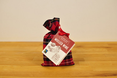 Old Hamlet Royal Stuart Tartan Bag of 4 Fairtrade sachets sugar and spice mix for Mulled Wine from the Steenbergs UK online shop for mulling spices.