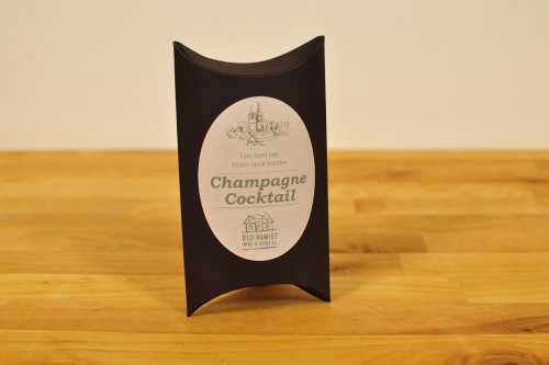 Old Hamlet Champagne Cocktail Spice Mix Pouchettes - Black Pillow Pack - from the Steenbergs UK online shop for drinks mixes.