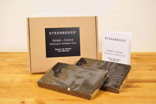 Steenbergs Black and Green Tea Bricks, Gift Boxed. Great Tea Gift from the Steenbergs UK online tea shop.