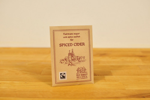 Old Hamlet Fairtrade Hot Spiced Cider Spice Mix - 10 Single Serve Envelopes from the Steenbergs UK online shop for spiced cider mixes.