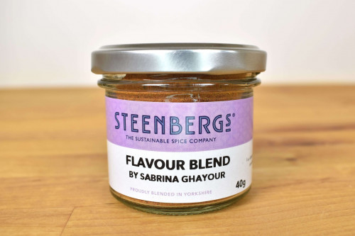 Sabrina Ghayour's new Flavour Spice Blend packed with flavour and available at Steenbergs.