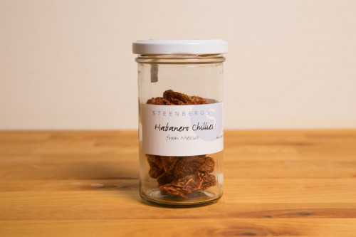 Steenbergs Habanero Chillies Dried from the Steenbergs UK online shop for chillies, herbs and spices.