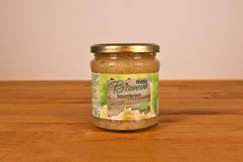 Bionova Organic Sauerkraut from the Steenbergs UK online shop for organic plant-based food and groceries.