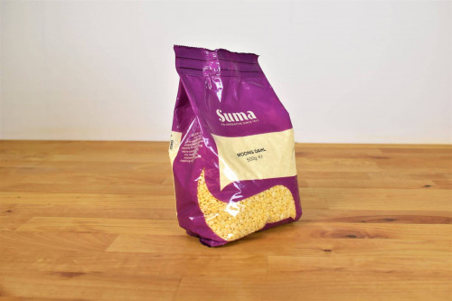 Suma Moong Dahl dried split peas from the Steenbergs UK online food shop including dried beans and pulses.