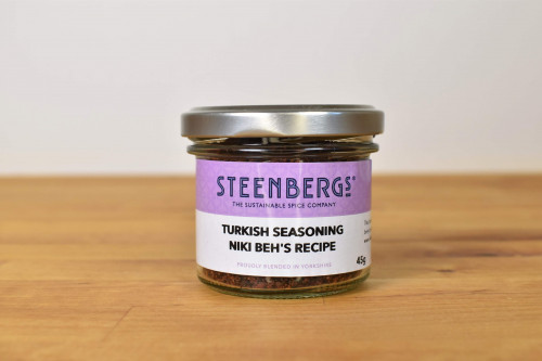 Niki's Turkish Spice mix, blended in Yorkshire and available from  Steenbergs UK online spice shop.