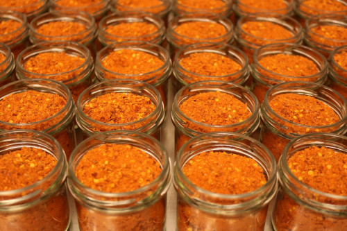 Steenbergs Nasi Goreng Spice mix created and blended in north Yorkshire at the Steenbergs spice factory.
