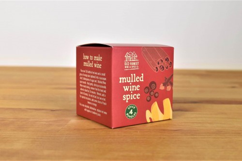 Old Hamlet Mulled wine spice in muslins from Steenbergs UK online shop for mulling spices.