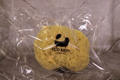 The Eco Bath natural sponge from the Steenbergs UK online shop for natural sponges, organic bath towels and organic slippers.
