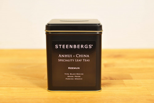 Steenbergs Organic Keemun Loose Leaf Tea Tin from the Steenbergs UK online shop for organic loose leaf tea in tins.
