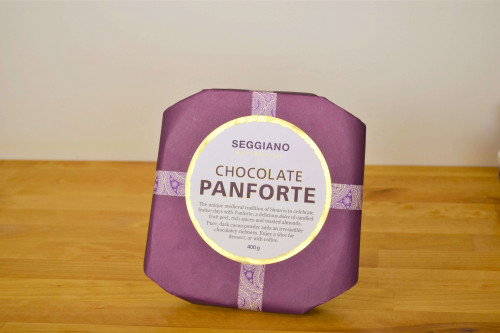 Seggiano Chocolate Panforte large 400g from the Steenbergs UK online shop for Festive Food.