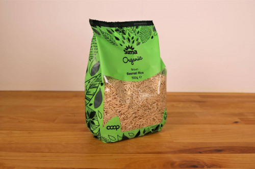 Suma Organic Brown Basmati Rice from the Steenbergs UK online shop for organic food and ingredients.