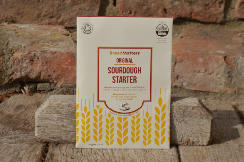Bread Matters Organic Sourdough Starter Culture 10g from the Steenbergs UK online shop for organic food and baking ingredients.
