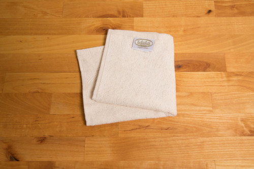 Organic Unbleached Cotton Face Cloth / Flannel from the Steenbergs UK online shop for organic unbleached towels.