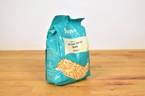 Suma Organic Yellow Split Peas Dried from the Steenbergs UK online shop for organic food and organic ingredients including dried pulses and lentils.