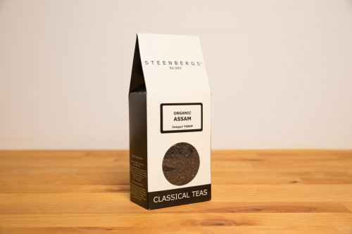 Steenbergs Organic Assam Loose Leaf tea from the Steenbergs UK online shop for loose leaf teas and infusers.