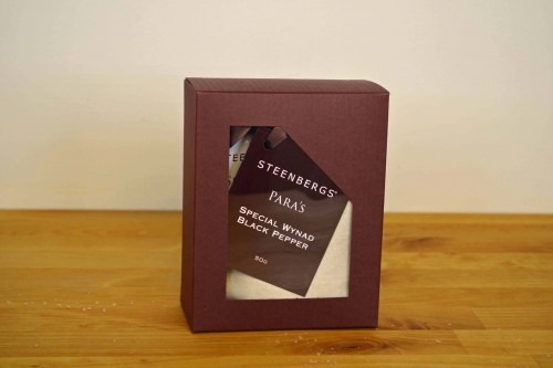 Steenbergs Gourmet Salt and Pepper Gift Box from the Steenbergs UK online shop for salt and pepper.