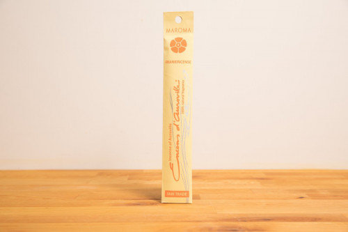 Fairly Traded Maroma Frankincense Incense Sticks from the Steenbergs UK online shop for fairly traded products.