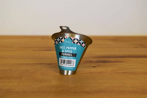 Great funnel for filling salt, pepper and spice mills and grinders from Steenbergs UK online web shop.