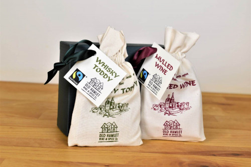 Buy Old Hamlet Gift set of mulling wine spices and whisky toddy spice mixes from Steenbergs UK online shop for mulling spices.